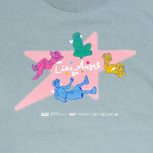 Angel Stars ロンT - Smoky Blue