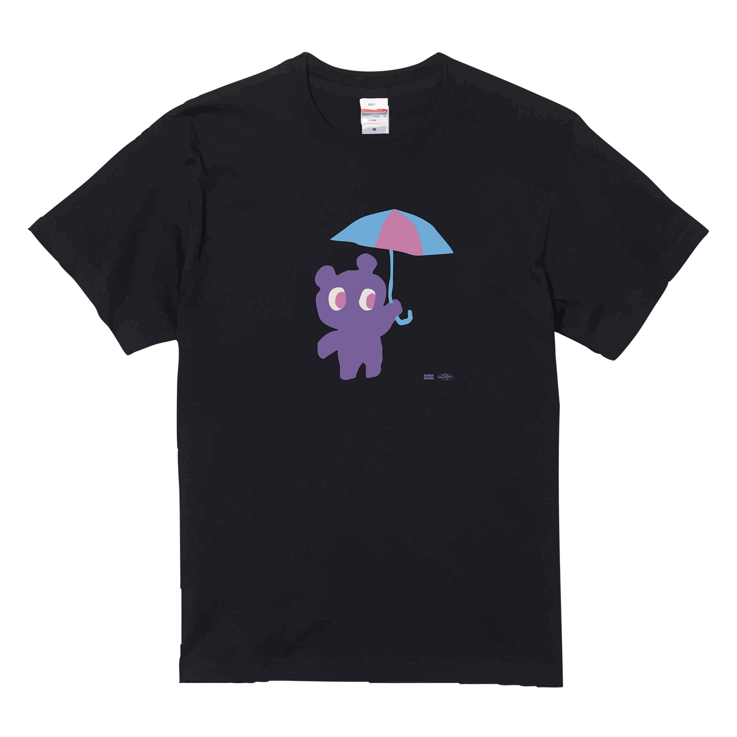 Tシャツ -かさくま Black