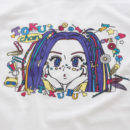 ロンT Kitaku Club -White-