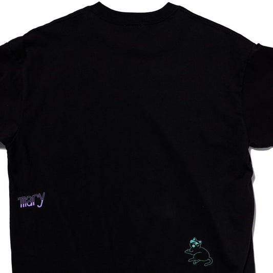 4人組コラージュ ロンT -Black- 【マリマリマリー×マンガートビームス】