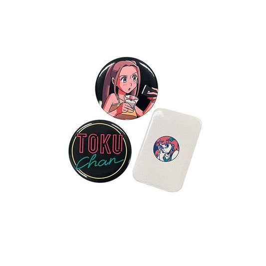 とくちゃん 缶バッチセット