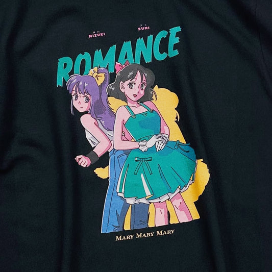 Tシャツ - ROMANCE - Black