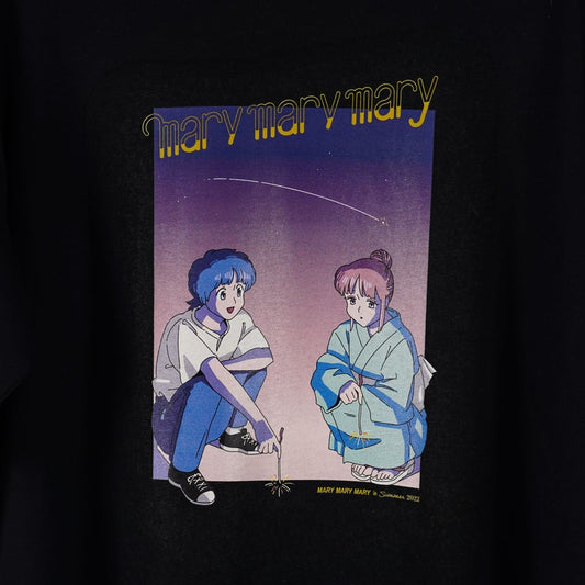 Tシャツ 〈Summer NIGHT〉 -Black-