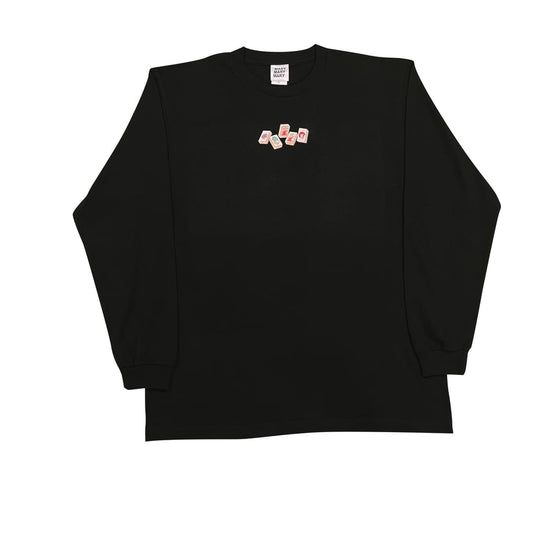 麻雀ロンT -Black-