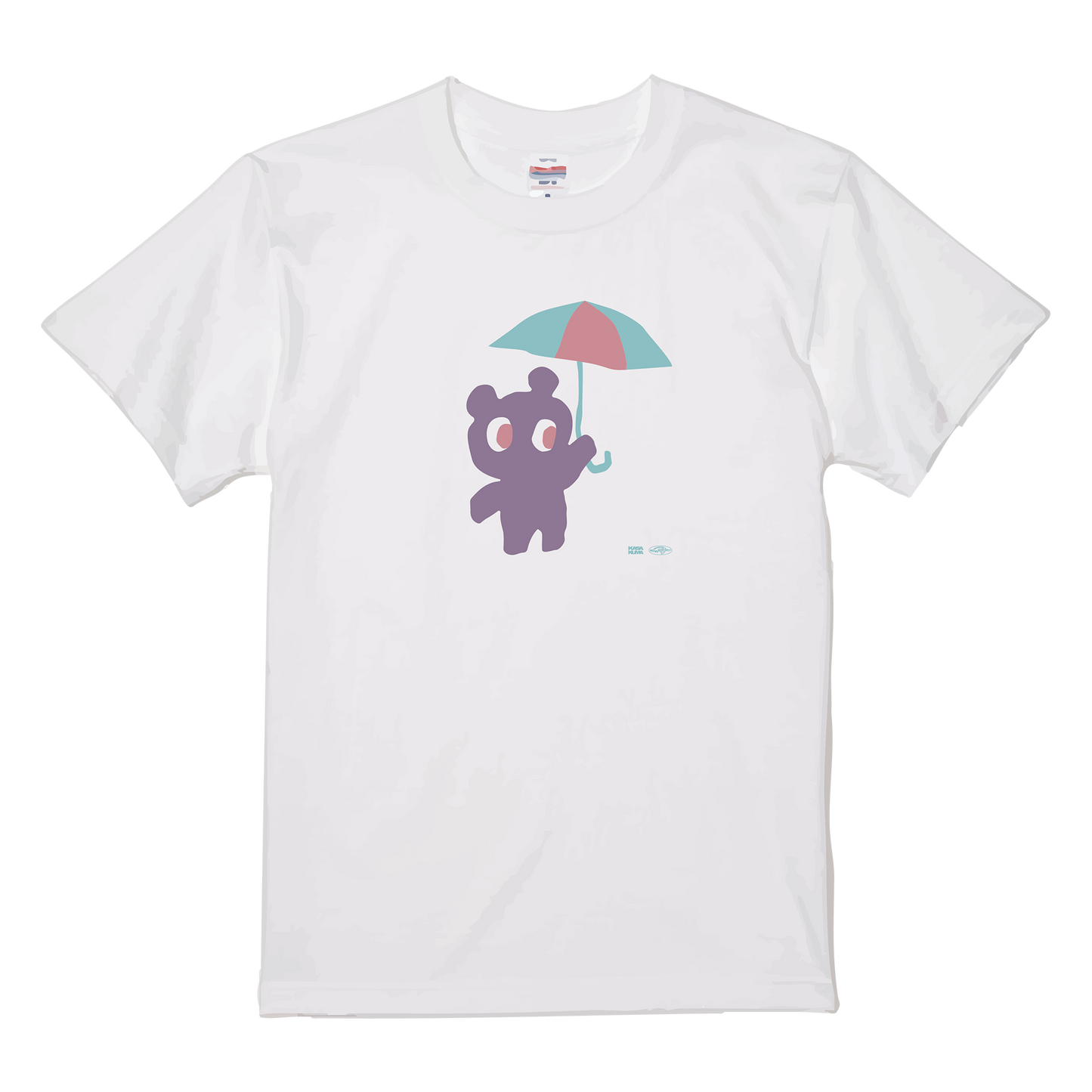 Tシャツ -かさくま White