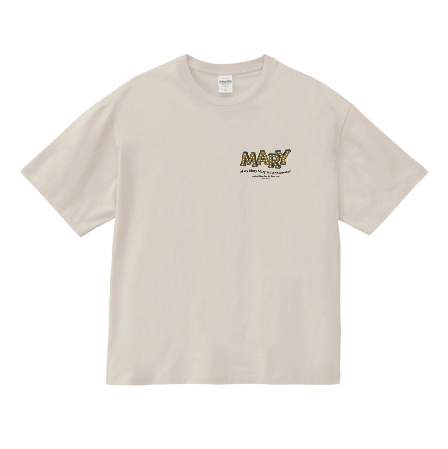 Tシャツ -5th-Anniv. Ivory