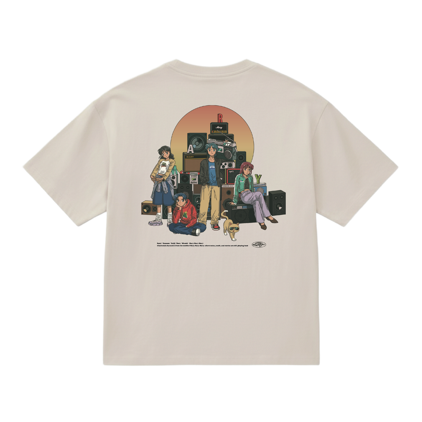 Tシャツ -5th-Anniv. Ivory