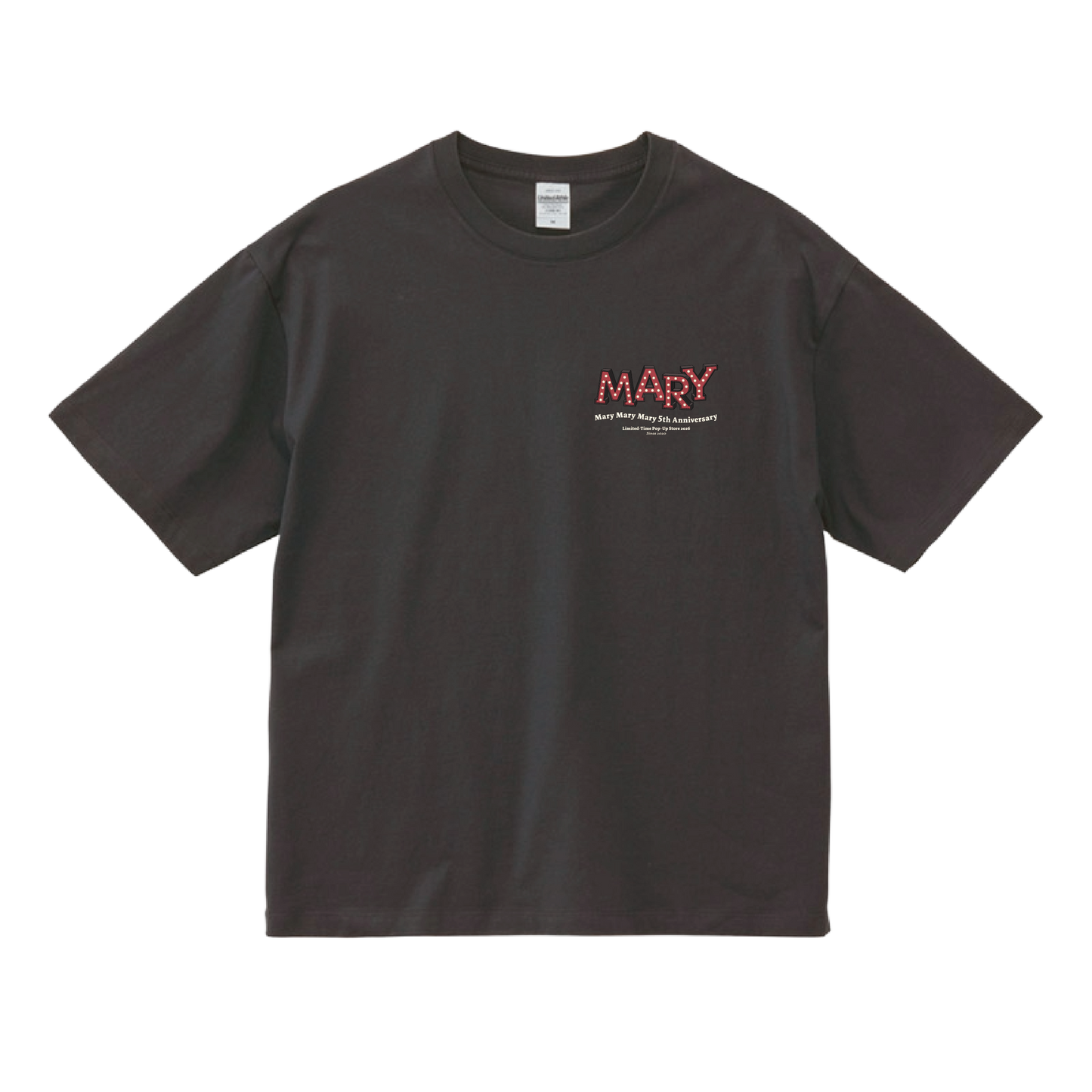 Tシャツ -5th-Anniv. Light black