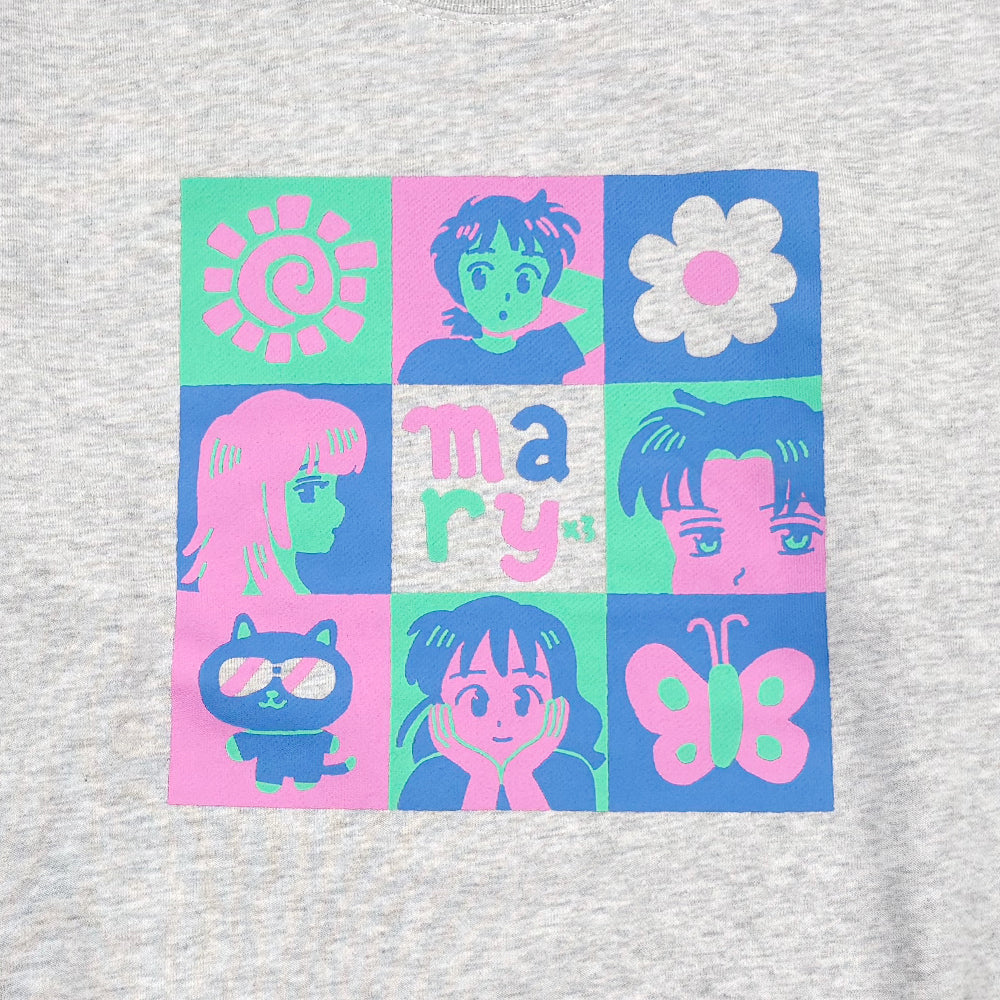 Pop Grid スウェット - Ash