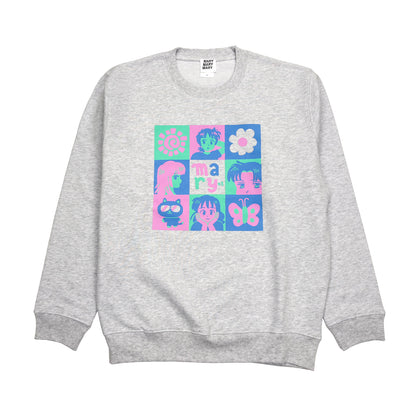 Pop Grid スウェット - Ash