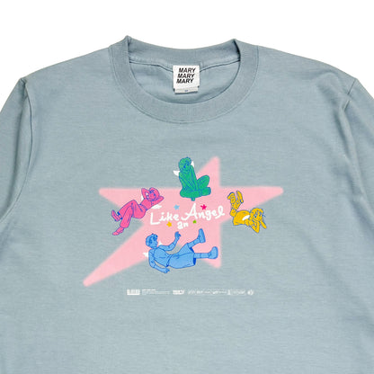 Angel Stars ロンT -  Smoky Blue