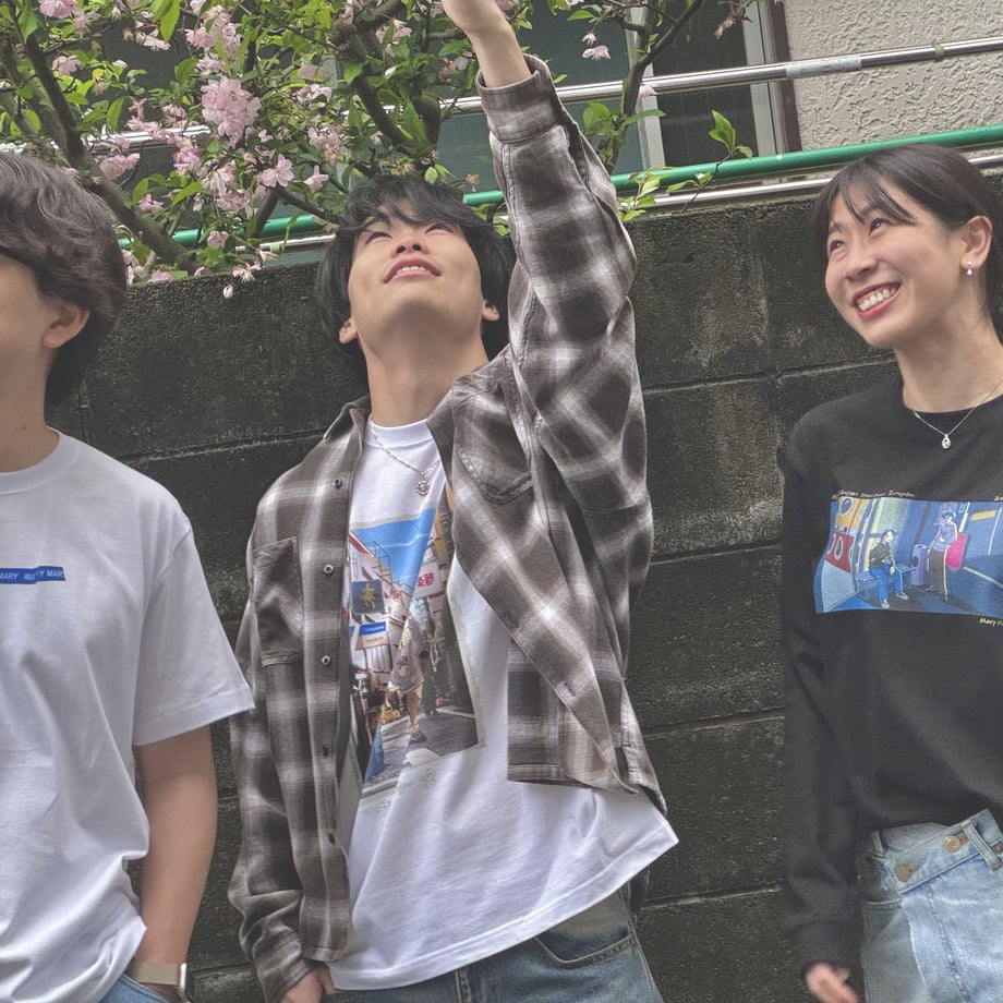 ロンT -喫煙所にて 2024ver Black