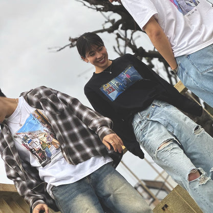 Tシャツ -あのポスター LightBlack