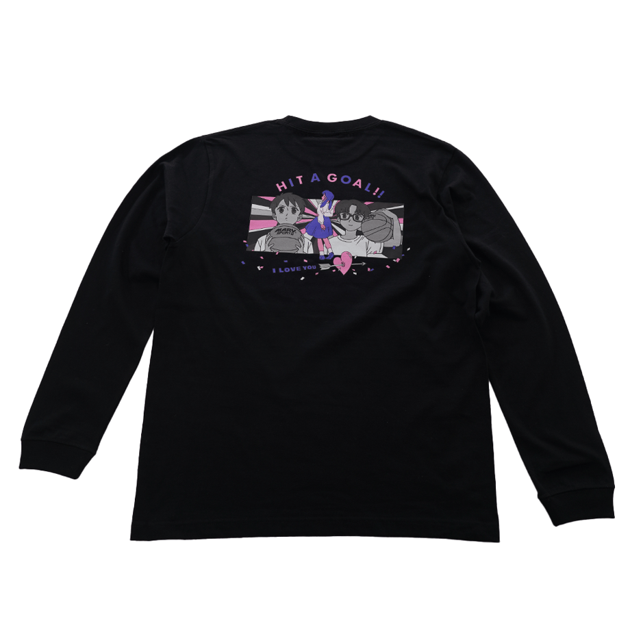 ロンT Basketball Club -Black-