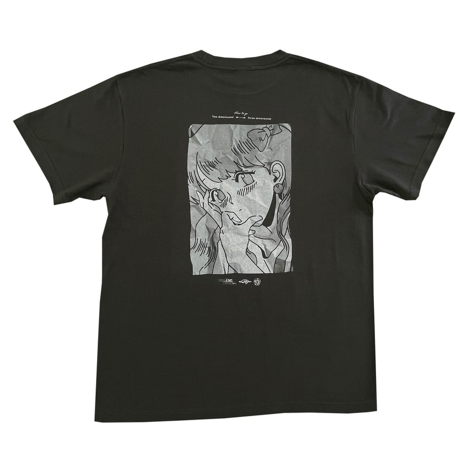 Tシャツ -あのポスター LightBlack