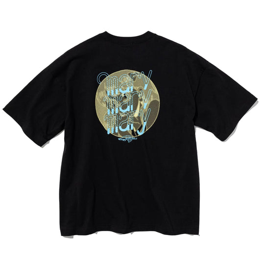 4人組フェードロゴTシャツ -Black- 【マリマリマリー×マンガートビームス】