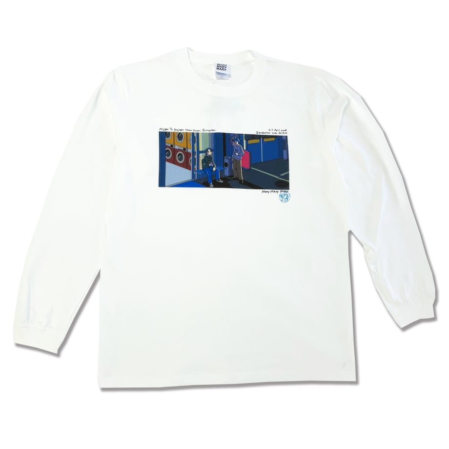 ロンT -喫煙所にて 2024ver White