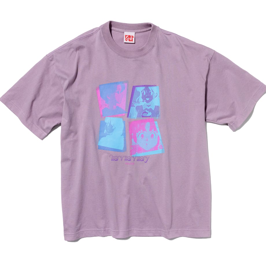 4人組バンドTシャツ -Purple- 【マリマリマリー×マンガートビームス】