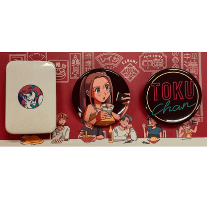 とくちゃん 缶バッチセット