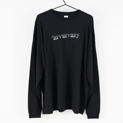 ロンT 〈2022SSロゴ 刺繍〉 -Black-