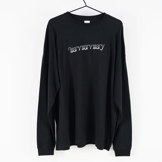 ロンT 〈2022SSロゴ 刺繍〉 -Black-