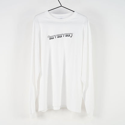 ロンT 〈2022SSロゴ 刺繍〉-White-