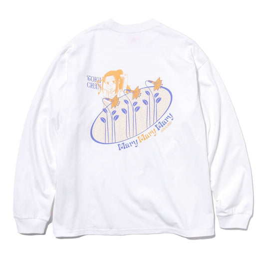 ほろ酔いとくちゃん ロンT -White- 【マリマリマリー×マンガートビームス】