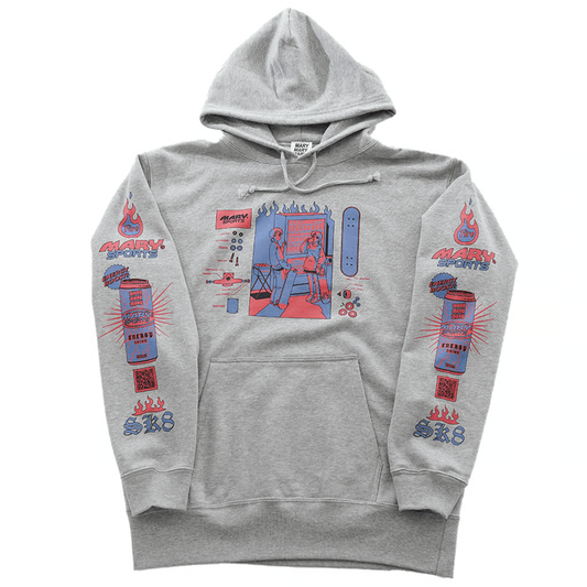 パーカー Skateboard Club -Gray-