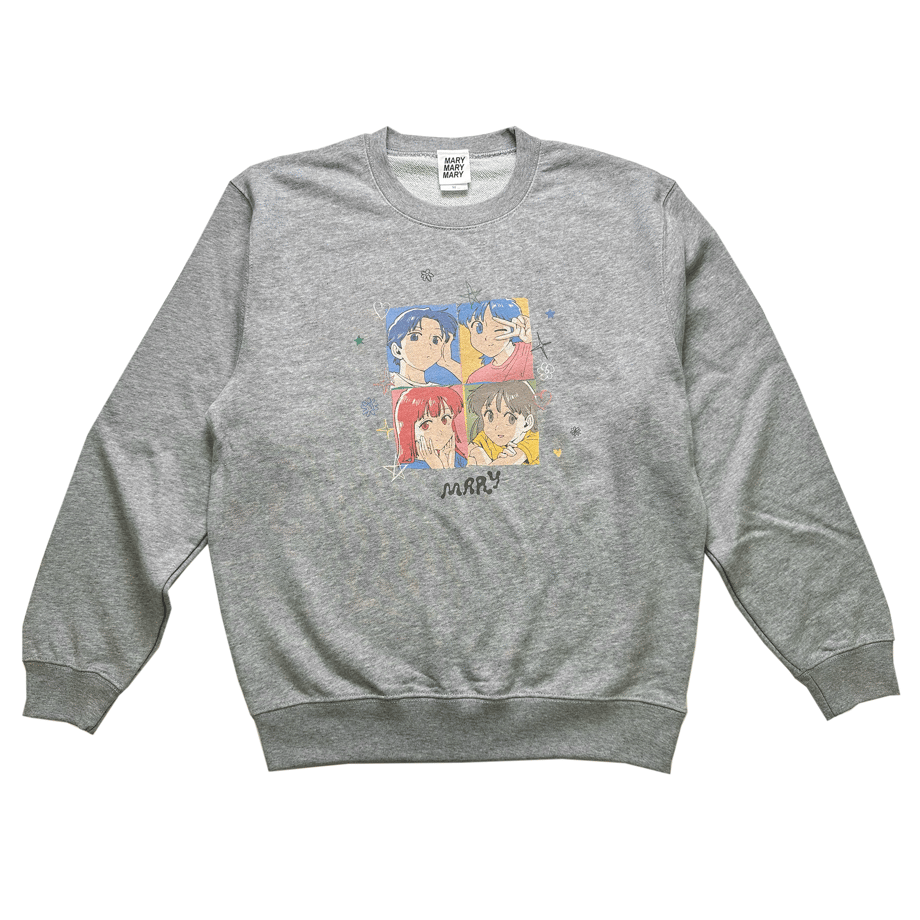 フォトプリント トレーナー -Gray-