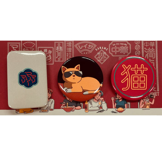 ドロ 缶バッチセット