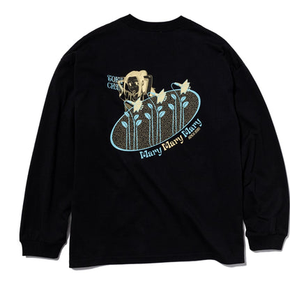 ほろ酔いとくちゃん ロンT -Black- 【マリマリマリー×マンガートビームス】