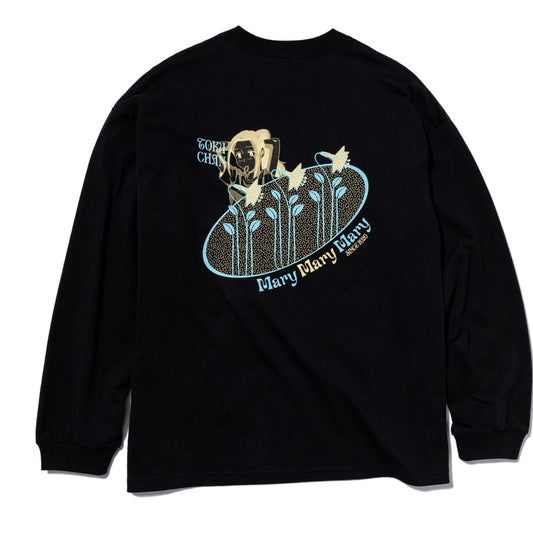 ほろ酔いとくちゃん ロンT -Black- 【マリマリマリー×マンガートビームス】