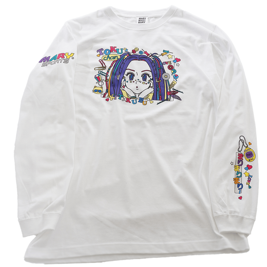 ロンT Kitaku Club -White-