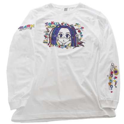 ロンT Kitaku Club -White-