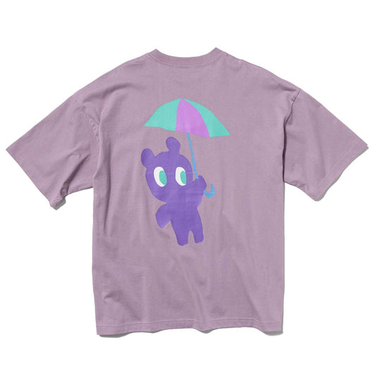 傘クマTシャツ -Purple- 【マリマリマリー×マンガートビームス】