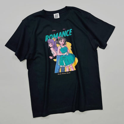 Tシャツ - ROMANCE - Black