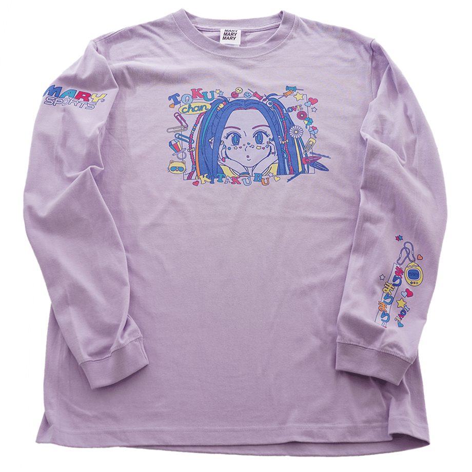 ロンT Kitaku Club -Purple-