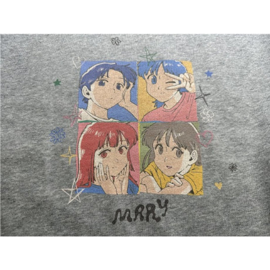 フォトプリント トレーナー -Gray-