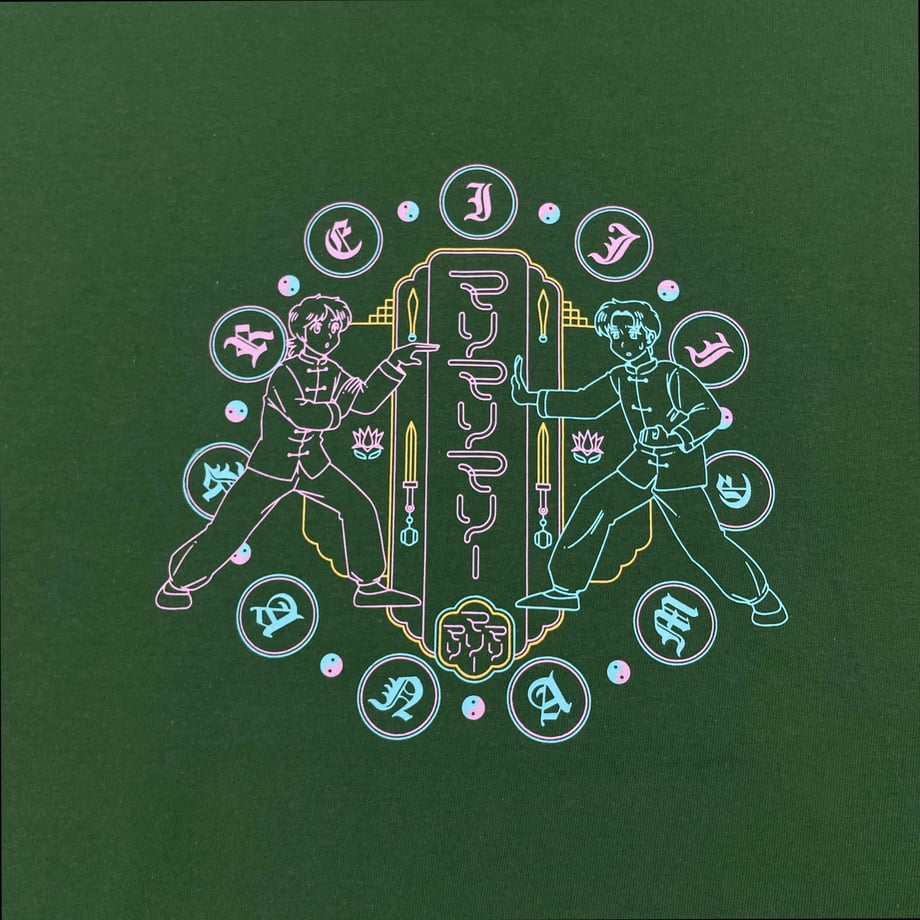 マリマリ拳法 Tシャツ -Green-