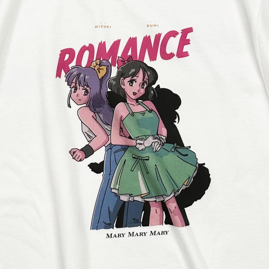 Tシャツ - ROMANCE - White