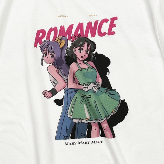 Tシャツ - ROMANCE - White
