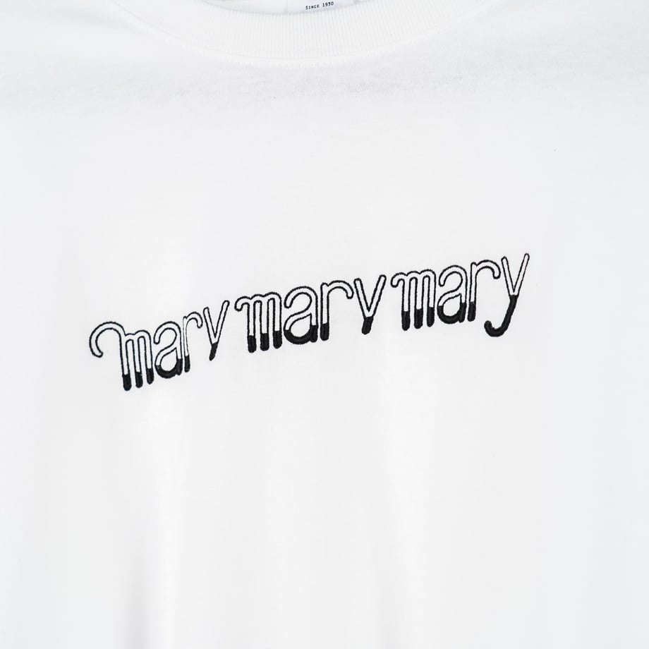 ロンT 〈2022SSロゴ 刺繍〉-White-