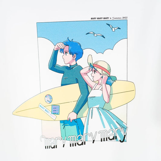 Tシャツ 〈Summer DAY〉-White-