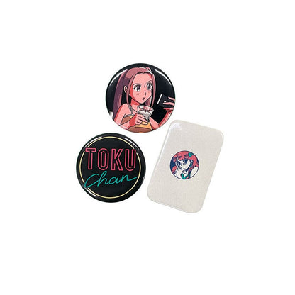 とくちゃん 缶バッチセット