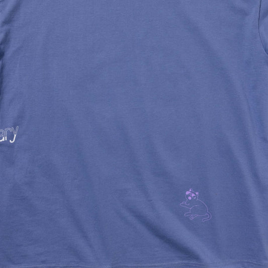 4人組コラージュ ロンT -SmokeBlue- 【マリマリマリー×マンガートビームス】