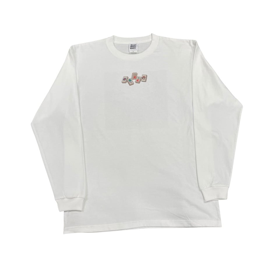 麻雀ロンT  -White-