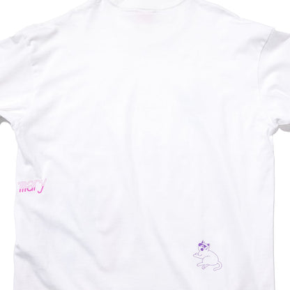 4人組コラージュ ロンT -White- 【マリマリマリー×マンガートビームス】