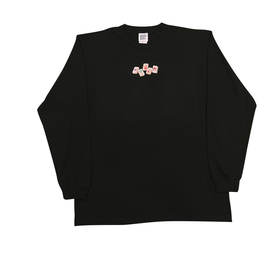 麻雀ロンT -Black-