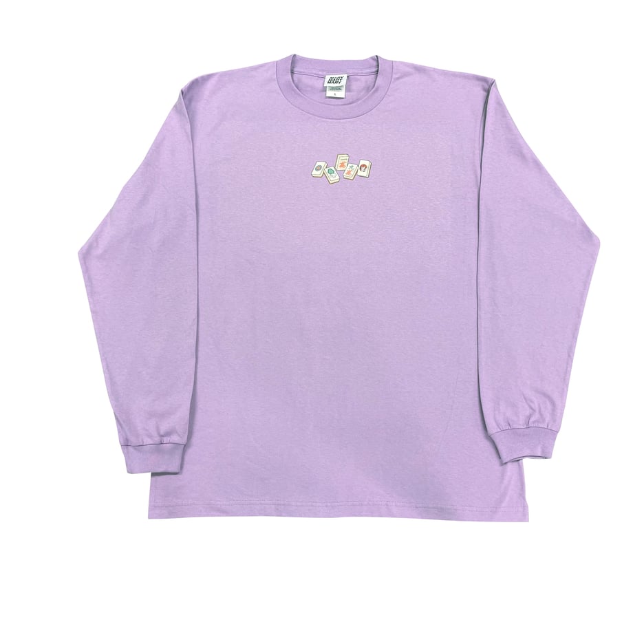 麻雀ロンT -Purple-