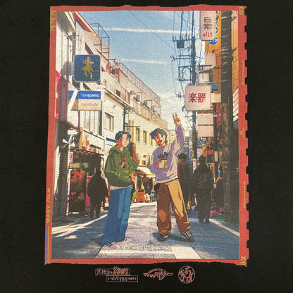 Tシャツ- 3次元にて Black